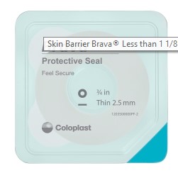 Brava Protective Seal Thin, 3/4" Starter Hole 2.5mm