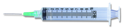 Luer-Lok Syringe with Detachable PrecisionGlide Needle 20G x 1", 10 mL
