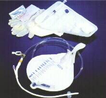 100% Silicone 2-Way Closed Foley Catheter Tray 16 Fr 5 cc