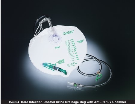 Urinary Drainage Bag with Anti-Reflux Chamber 2,000 mL