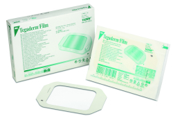 Tegaderm Transparent Adhesive Film Dressing Picture Frame Style 4" x 4-3/4"