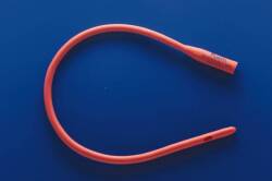 Robinson Red Rubber Intermittent Catheter 16 Fr 16"