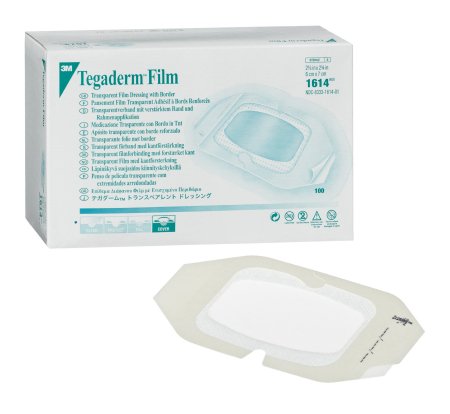 Tegaderm Transparent Film Dressing First Aid Style 4" x 4-3/4"