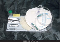 BARDIA Add-A-Foley Tray, for 5cc Catheter