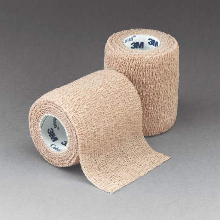 Coban Sterile Self-Adherent Wrap 6" x 5 yds., Tan