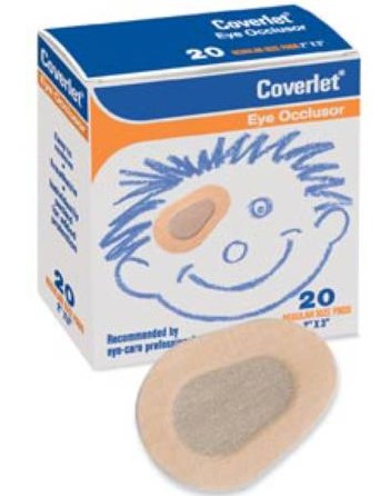 Coverlet Junior Size Eye Occlusors, 20 Per Box