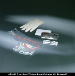 TOUCHLESS Female Intermittent Catheter Kit 12 Fr 550 mL