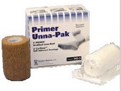 Primer Modified Unna Boot and Self Adherent Bandages, 3" Primer and 3" Duban Bandage