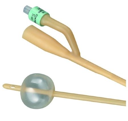 LUBRICATH Female 2-Way Latex Foley Catheter 22 Fr 5 cc
