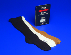 T.E.D. Knee Length Continuing Care Anti-Embolism Stockings Large, Beige