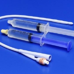 Dover 2-Way Silicone Foley Catheter Kit 16 Fr 5 cc