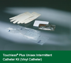 TOUCHLESS Plus Unisex Vinyl Intermittent Catheter 14 Fr