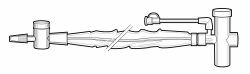 TRACH CARE Closed Suction Sytem with clear T-piece, 14 FR