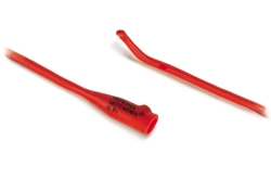Curity Ultramer Coude Red Rubber Catheter 14 Fr 16"