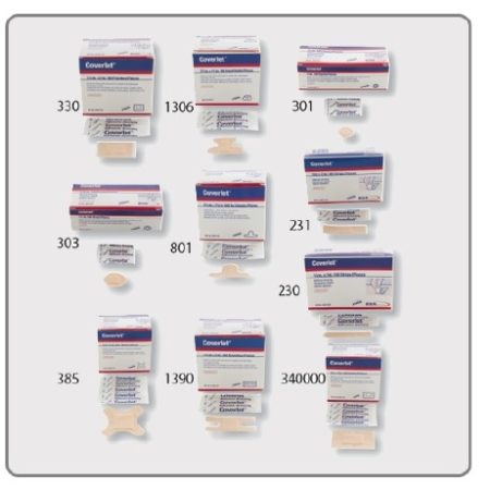 Coverlet Spots Oval Adhesive Bandage 1-1/4"