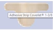 Coverlet Toe Shield Adhesive Bandage 2-1/2" x 1-3/4"