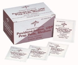 Povidone Iodine 10% USP, Prep Pad (100 count)