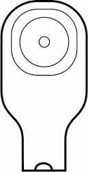 Premier 1-Piece Drainable Mini Pouch Precut 1-1/2"