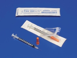 Monoject SoftPack Insulin Syringe 28G x 1/2", 1/2 mL (100 count)
