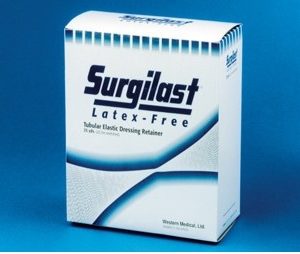 Surgilast Latex-Free Tubular Elastic Dressing Retainer, Size 3, 9" x 25 yds. (Medium: Hand Arm, Leg and Foot)