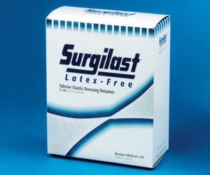 Surgilast Latex-Free Tubular Elastic Dressing Retainer, Size 8, 31-1/2" x 25 yds. (Medium: Chest, Back, Perineum and Axilla)