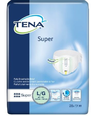 TENA Super Brief Large 48" - 59"