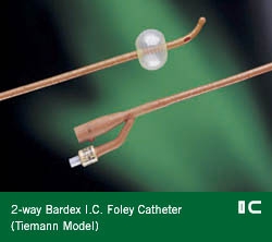 BARDEX Infection Control Carson 2-Way Latex Foley Catheter 18 Fr 5 cc