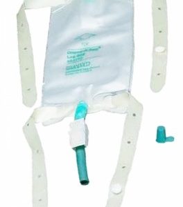 Dispoz-a-Bag Leg Bag with Rubber Cap Valve and Latex Straps, 19 oz.