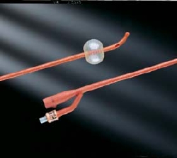 BARDEX Infection Control Coude 2-Way Specialty Foley Catheter 18 Fr 5 cc