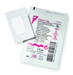 Medipore +Pad Soft Cloth Adhesive Dressing, 6" x 6"