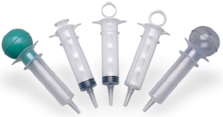 Thumb Control Ring Piston Irrigation Syringe with Tip Protector