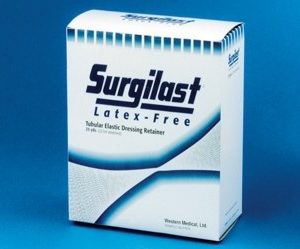 Surgilast Latex-Free Tubular Elastic Dressing Retainer, Size 10, 37-1/2" x 25 yds. (X-Large: Chest, Back, Perineum and Axilla)