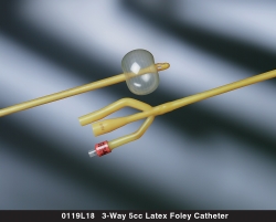 LUBRICATH Continuous Irrigation 3-Way Foley Catheter 16 Fr 5 cc