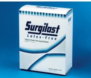 Surgilast Latex-Free Tubular Elastic Dressing Retainer, Size 5-1/2, 18" x 25 yds. (Medium: Head, Shoulder and Thigh)