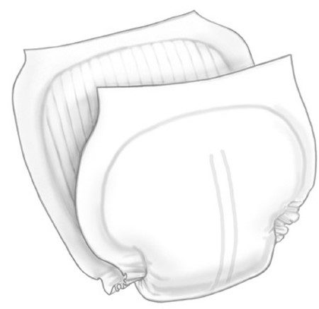Wings Contoured Insert Pad, Heavy Absorbency