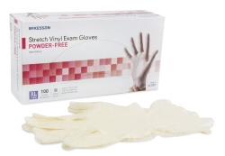 Synthetic Vinyl Powder-Free Exam Gloves, X-Large