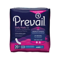 Prevail Bladder Control Moderate Pad White 9-1/4"