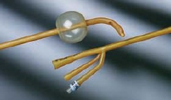 3-Way Silicone-Elastomer Coated Foley Catheter 20 Fr 30 cc