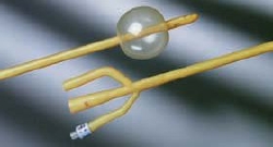 3-Way Silicone-Elastomer Coated Foley Catheter 22 Fr 30 cc