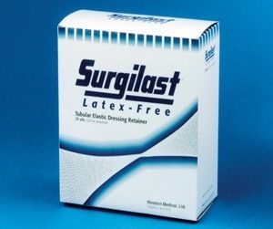 Surgilast Latex-Free Tubular Elastic Dressing Retainer, Size 9, 33" x 25 yds. (Large: Chest, Back, Perineum and Axilla)