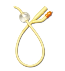 Coude 2-Way Silicone-Elastomer Coated Foley Catheter 16 Fr 5 cc