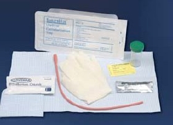 BARDIA Red Rubber Latex Catheter 10 Fr 16"