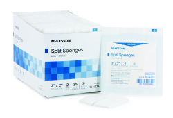 T-Drain Sponges 2" x 2", 6-ply, (Sterile Packs of 2's) Latex-Free REPLACES ZG2206S