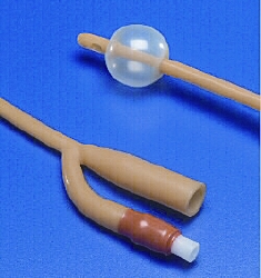 Dover 2-Way Silicone-Elastomer Foley Catheter 16 Fr 5 cc