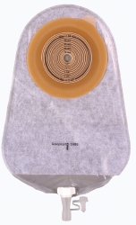 Assura 1-Piece Non-Convex Standard Wear Urostomy Pouch Cut-to-Fit 3/8" - 2-1/4" (Custom), Transparent