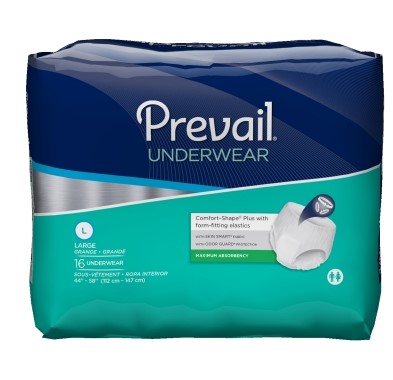 Prevail Super Plus Underwear Large 45" - 58"