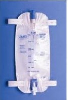 Premium Leg Bag with Flip Valve and Straps, 500 mL
