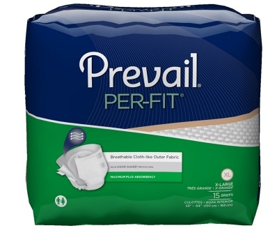 Prevail Per-Fit Adult Brief X-Large 59" - 64"