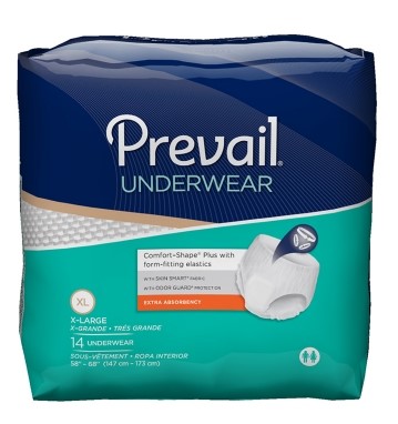 Prevail Protective Underwear X-Large 58" - 68"