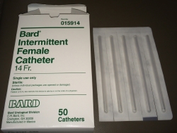 BARDEX Whistle Tip Latex Urethral Catheter, 14 Fr, 16"